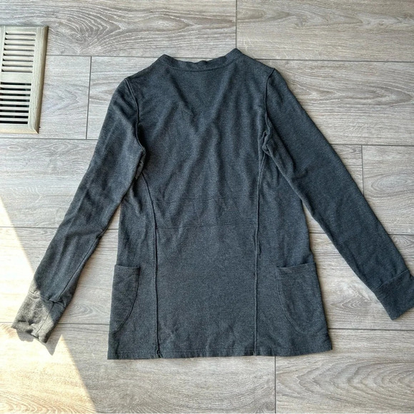 Bamboo  Jersey From Brandwear V Neck Big Pockets Sweatshirt - Picture 12 of 15